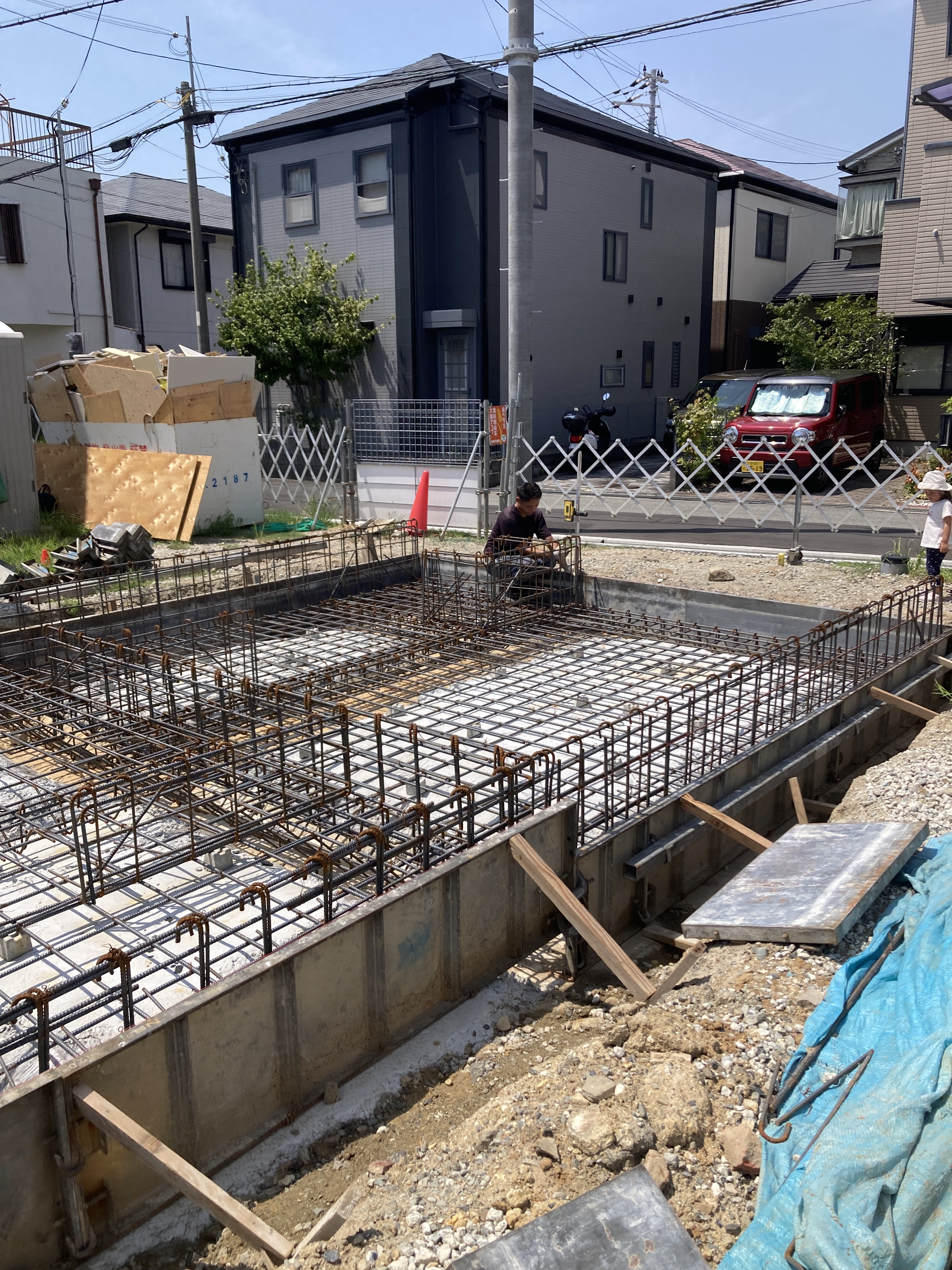 基礎配筋画像(モーダル)