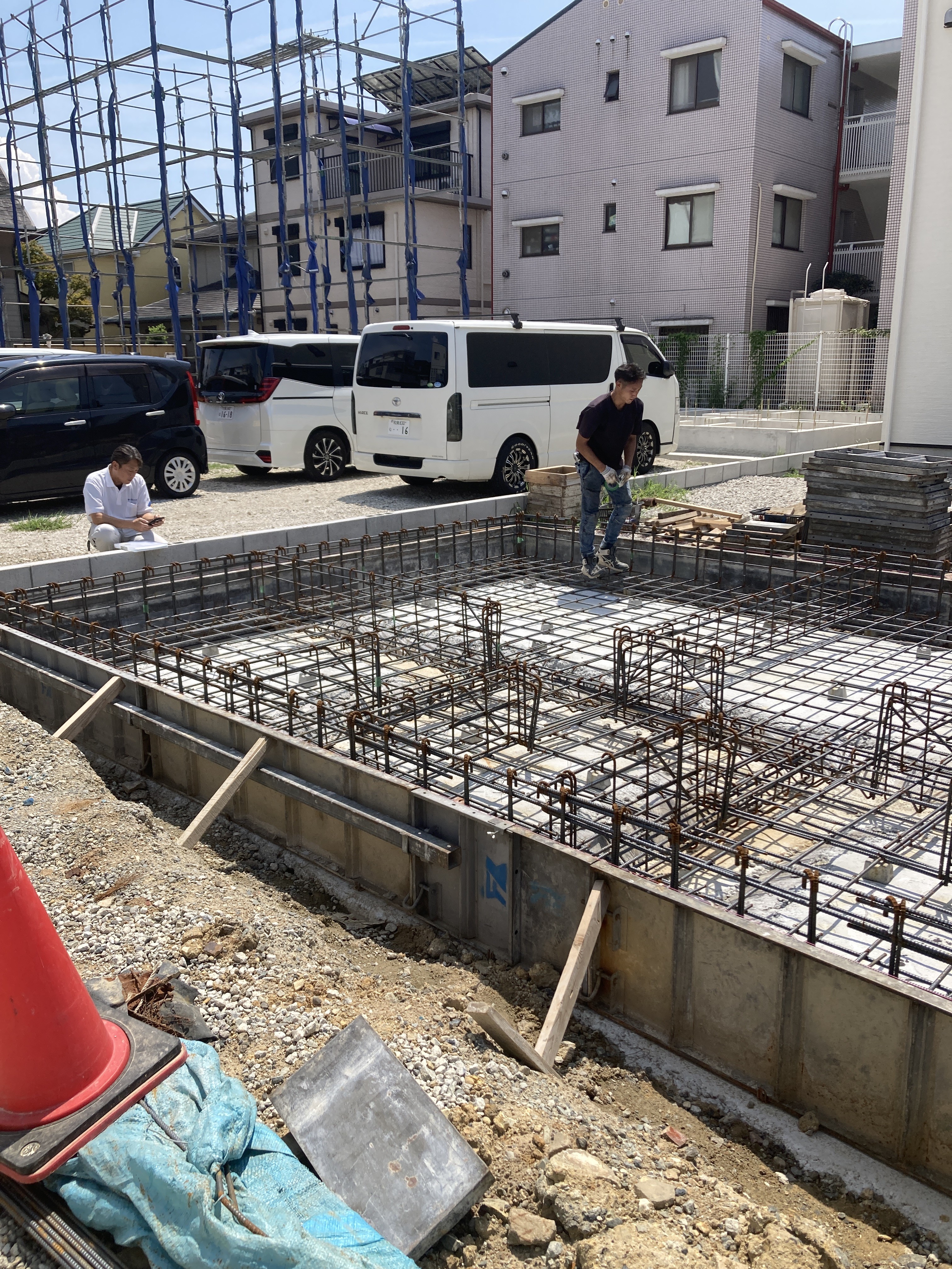 基礎配筋画像(モーダル)