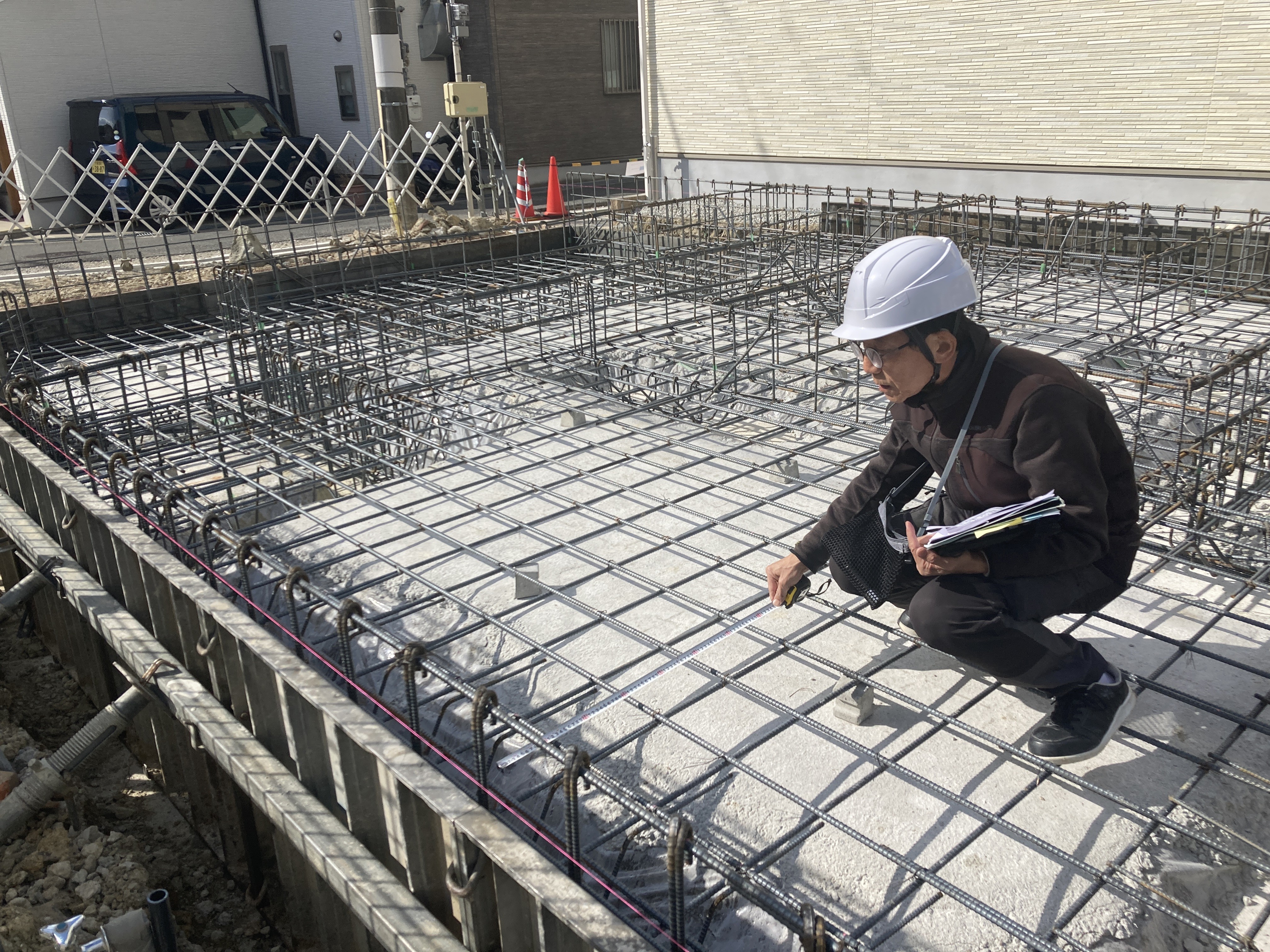 基礎配筋画像