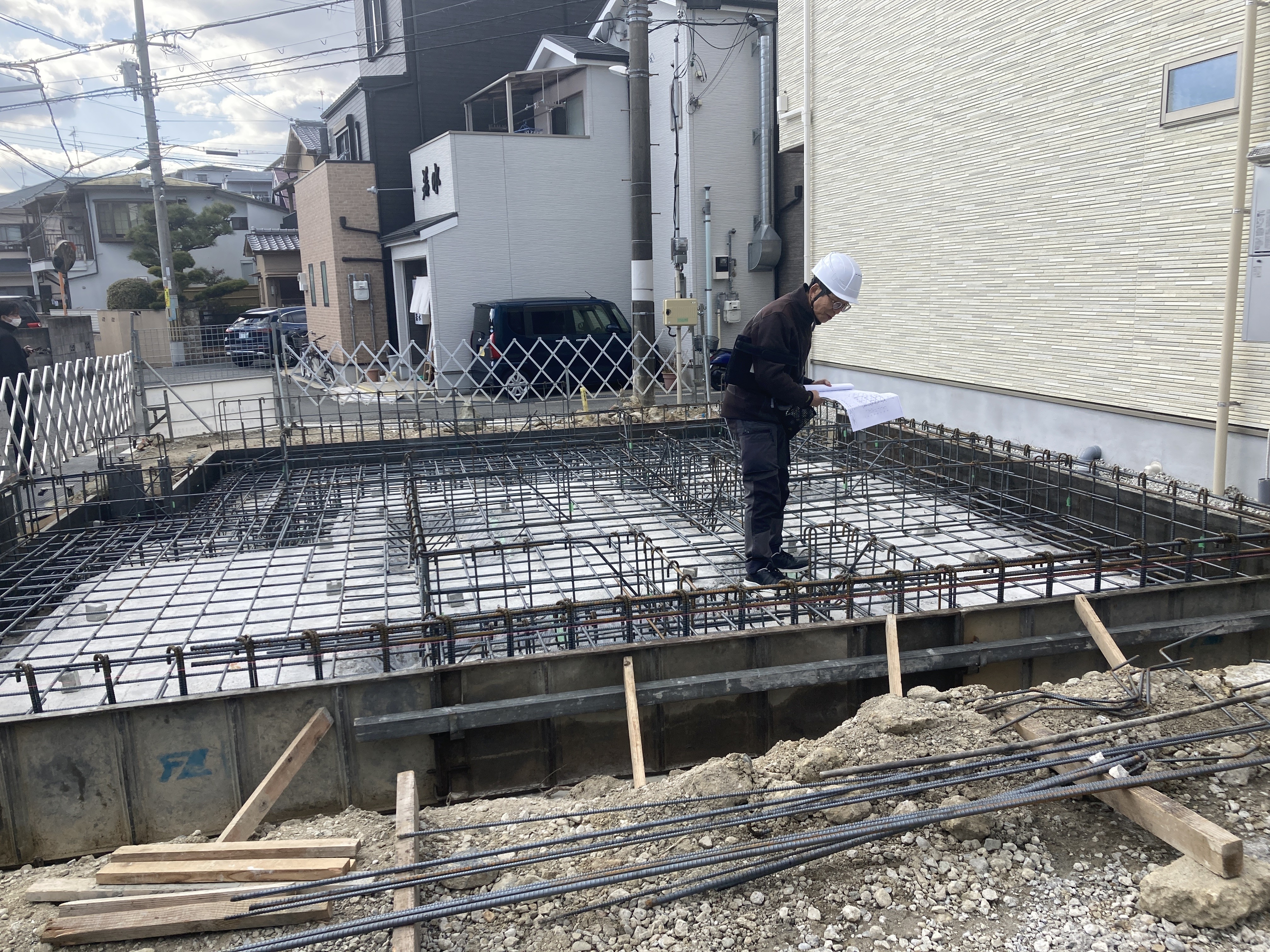 基礎配筋画像