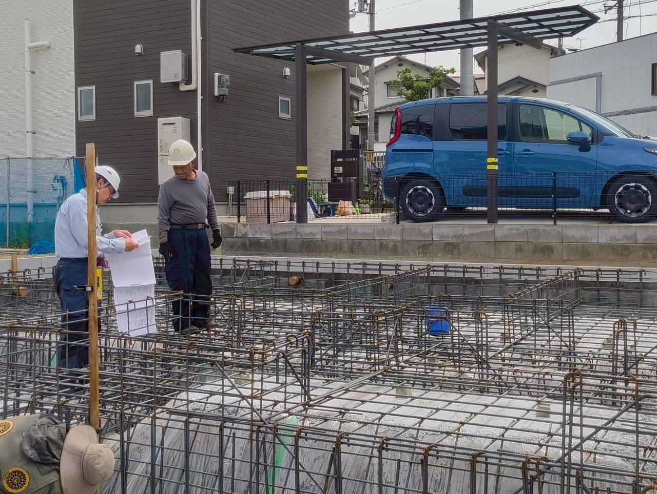 基礎配筋画像