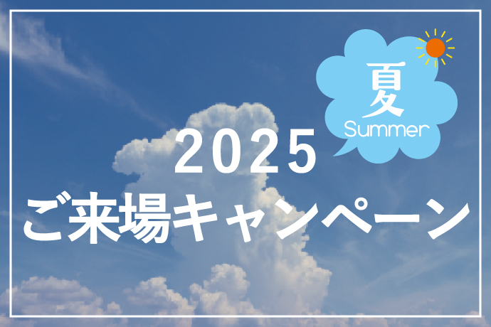 ◯⚪︎2025 Summer 来場キャンペーン⚪︎◯