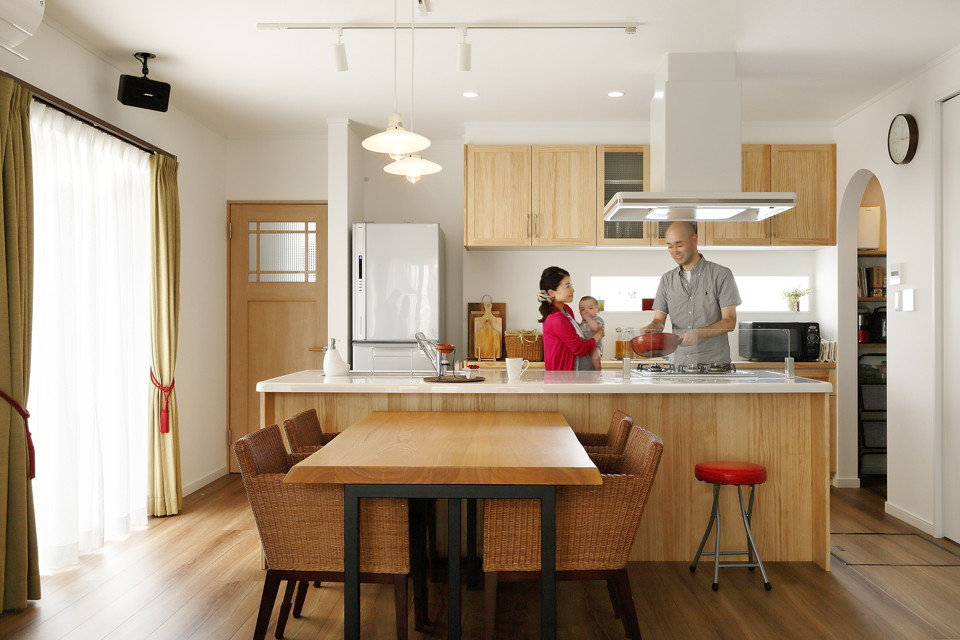 キッチンが主役の家づくり 大阪 豊中 吹田 尼崎の北摂を中心とした注文住宅 分譲住宅